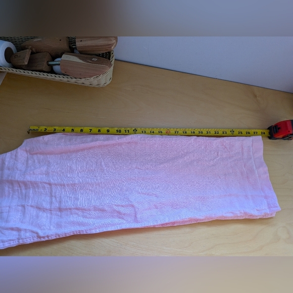 CHADWICK'S Baby Pink Overall Size 6 100% Linen Colorful - Picture 11 of 12